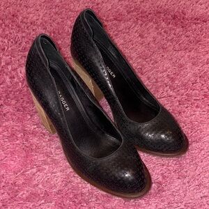 Kelsi Dagger Brooklyn Laser Cut Stacked Pumps